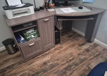 Desk and drawer