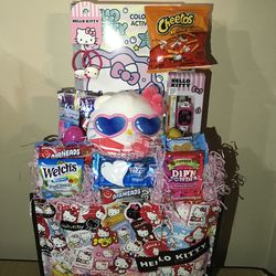 Girls Hello Kitty Easter Basket