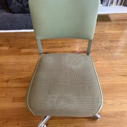 Vintage MCM United Chair Company Green Tanker Chair