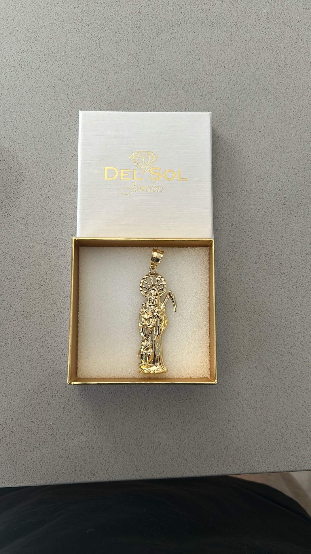 Santa Muerte pendant