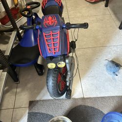 Spider-Man Kids Ride-On Motorcycle – Fun & Sturdy