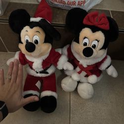 Minnie And Micky Decor Plush