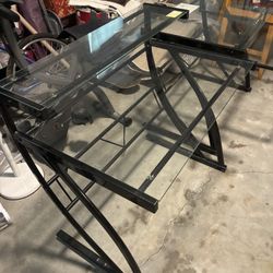 Two Glass/Steel Desks