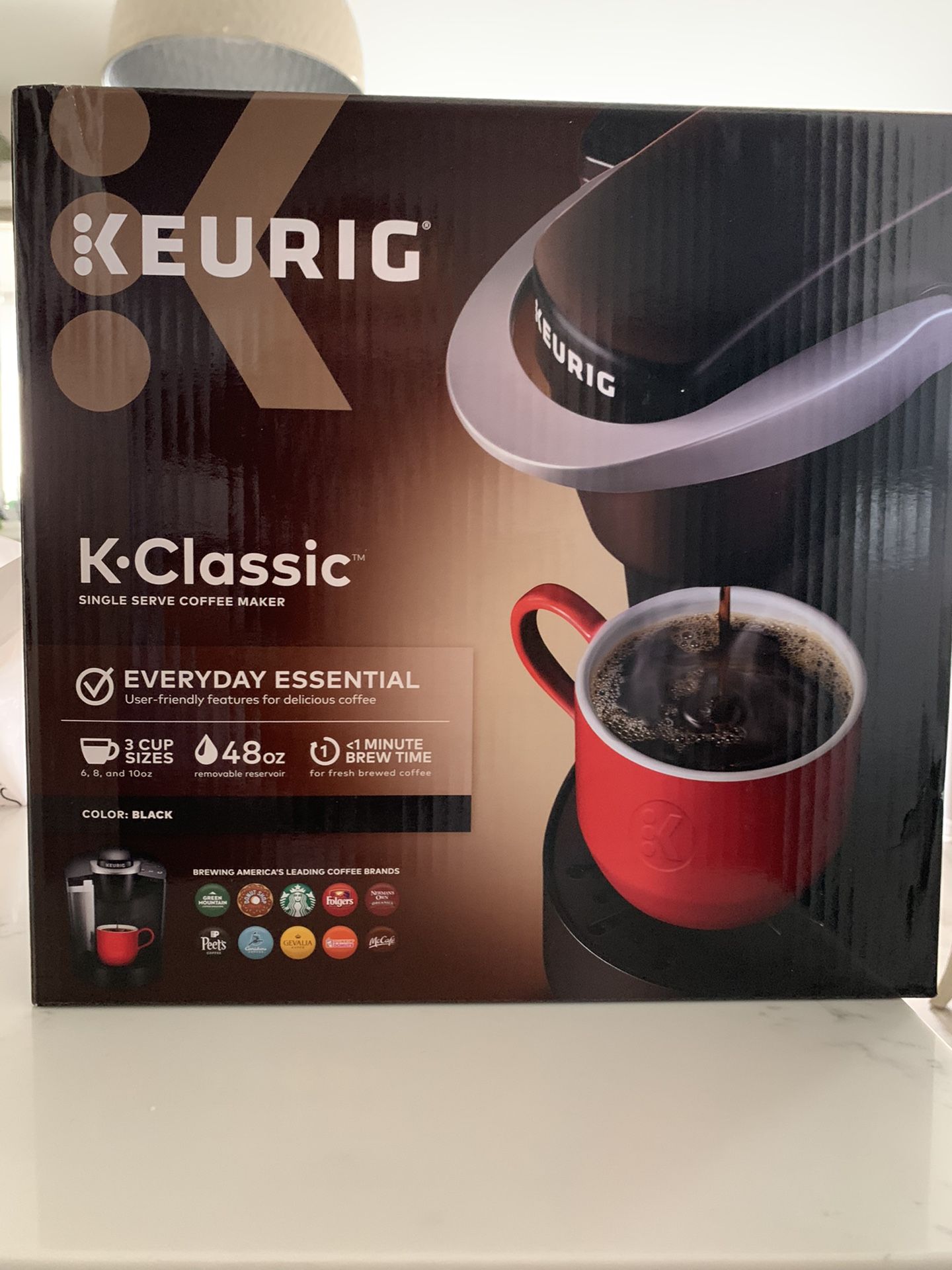 KEURIG K. CLASSIC SONGKE SERVE COFFEE MAKER