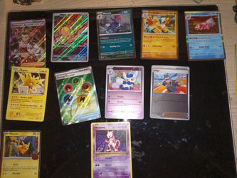 Holographic pokemon crads
