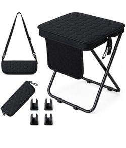 Portable Folding Camping Stool with Storage Pouch