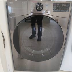 New - 7.4 Cu. Ft. Stackable Smart Electric Dryer with Steam and Built-In Intelligence - Black Ste