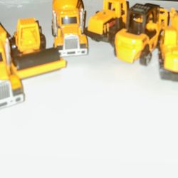 Diecast Metal Alloy 6 Piece Construction Vehicle Set 