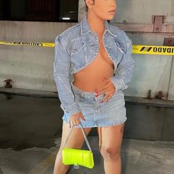 Crop Top Denim Jacket 