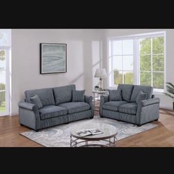 2 Pc Sofa Set 