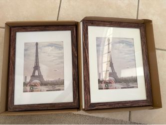 Picture Frames 11x14 or 10x8 with mat (set of 2)