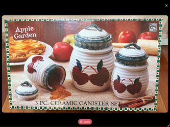 Ceramic Canister set - NEW and FREE