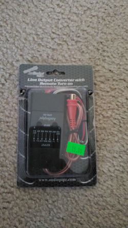 Audiopipe line output converter