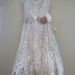 Beige Strapless Dress