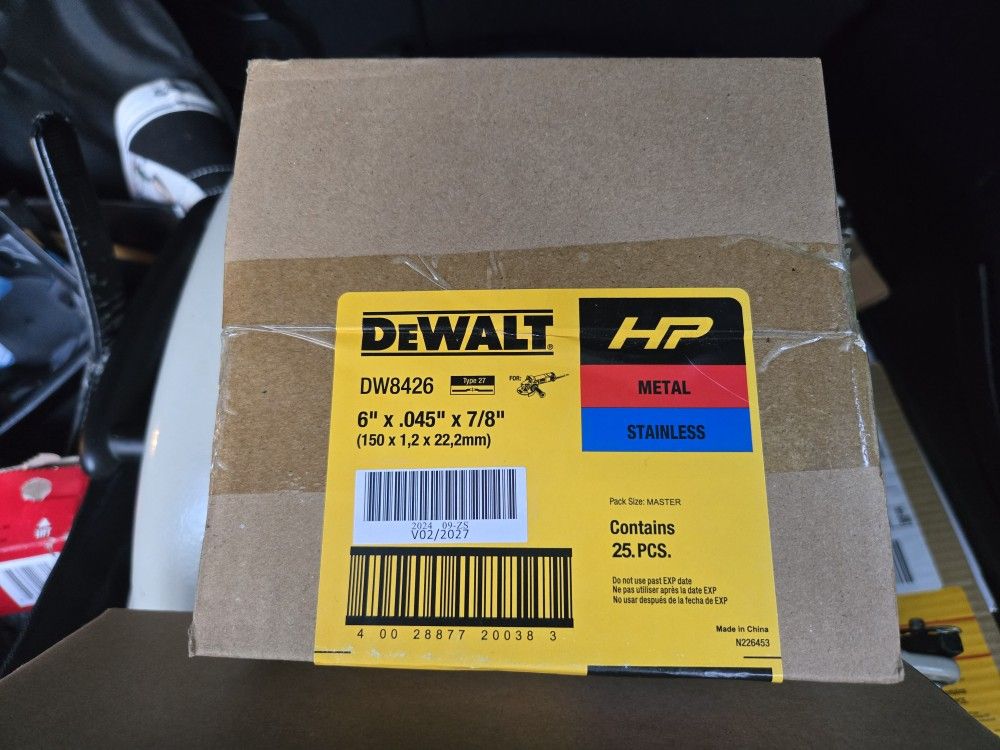 Cutting Wheels DW8426 2 BOXES 50 Pieces