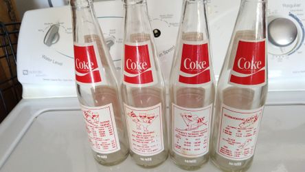 1980 XXIII Olympic Lake Placid 10 fluid oz bottles