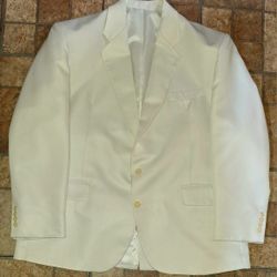 NICE MEN'S WHITE BLAZER/COAT/SIZE 2XL/3XL