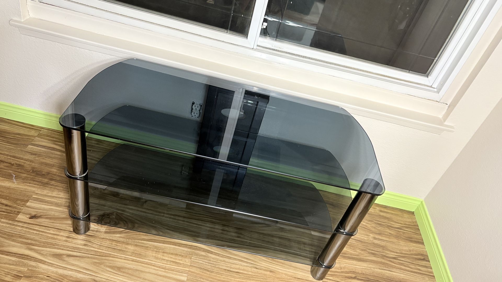 3-tiered Smoked Glass Table