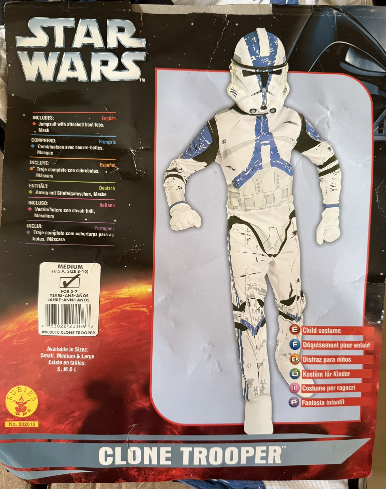 Halloween Costume Clone Trooper