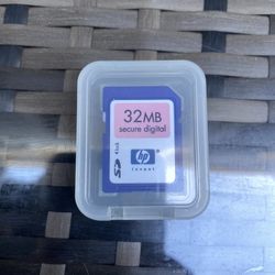 HP 32MB SD Card
