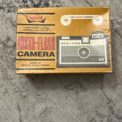 Vintage Imperial Insta-Flash Camera (1960s) – With Original Box