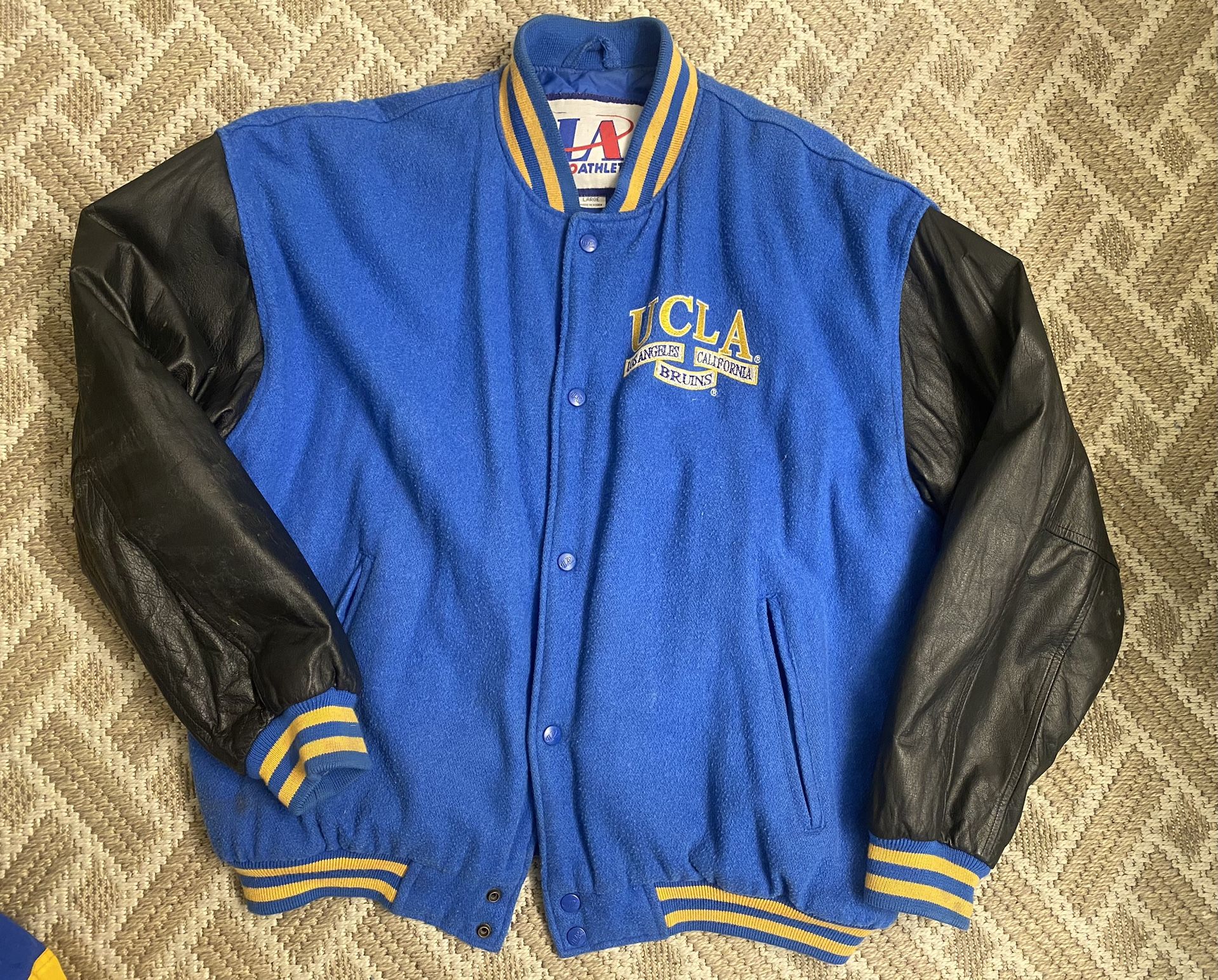 Vintage Logo Athletic UCLA Bruins Letterman Jacket