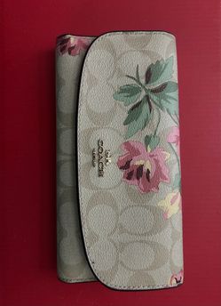 Floral Coach Wallet