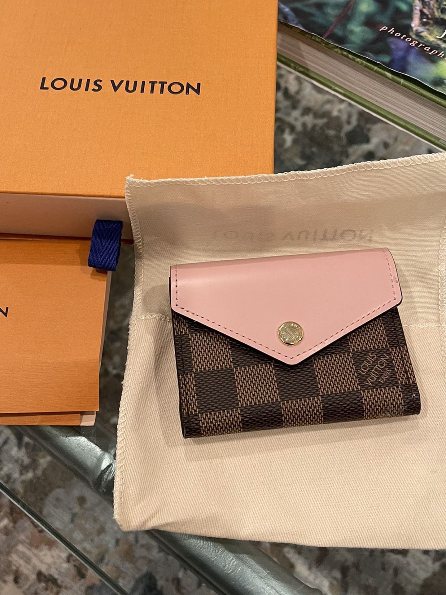 Brand New Louis Vuitton Zoe Wallet In Box With Receipt