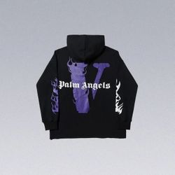 “VLONE” X “PALM ANGELS” Graphic Pull Over Hoodie