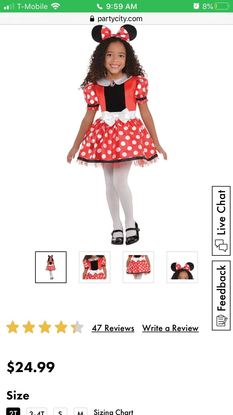 Minnie mouse costume 