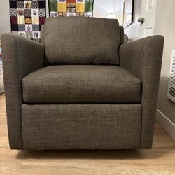 Modway Serene Fabric Slipcovered Swivel Armchair