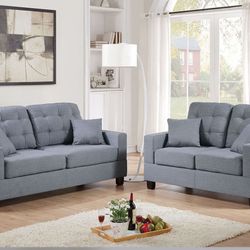 2 Pc Sofa And Loveseat
