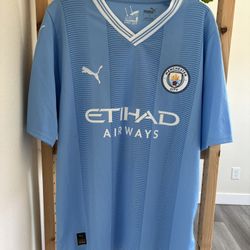 Puma Manchester City #11 “Tony” 2023/2024 Home Football Jersey Shirt Mens Size L
