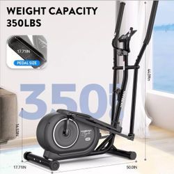 Elliptical Exercise Machine, Elliptical Machine for Home Use, Adjustable Magneti