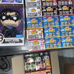 Funko pop Lot 100 Piece Lot DBZ, Batman, One Piece, Disney, WWE, Anime