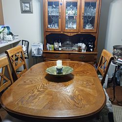 Dinning room Table And China Cabinet 