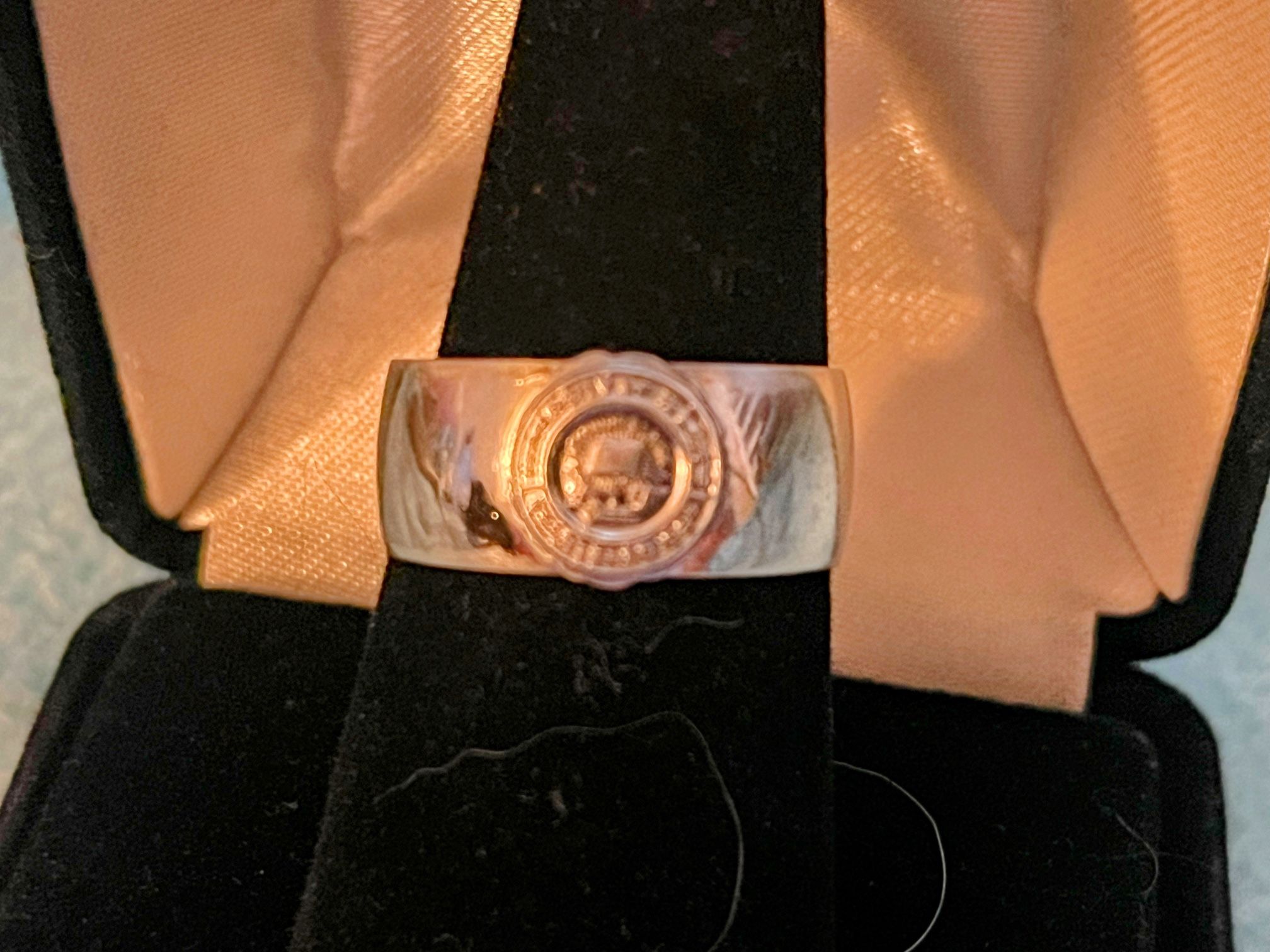 Vintage sterling university of Illinois Class Ring Chartered 1867