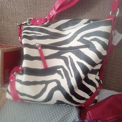 Zebra Hand Bag