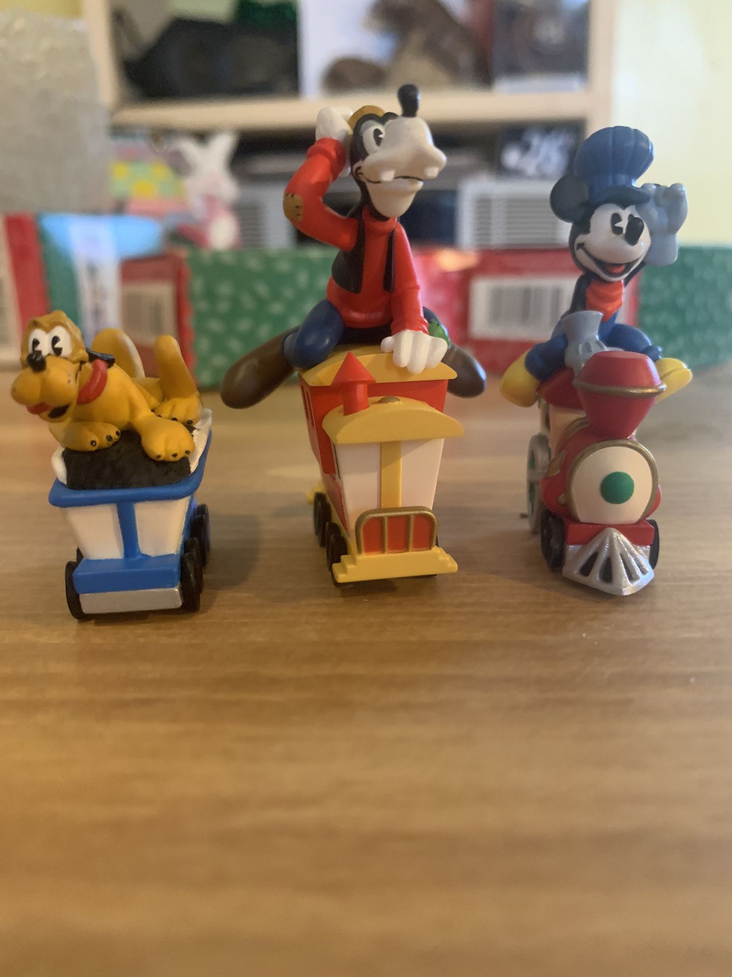 Hallmark Merry Miniatures Mickey’s Express Locomotive, Goofy’s Caboose, Pluto’s Coal Car