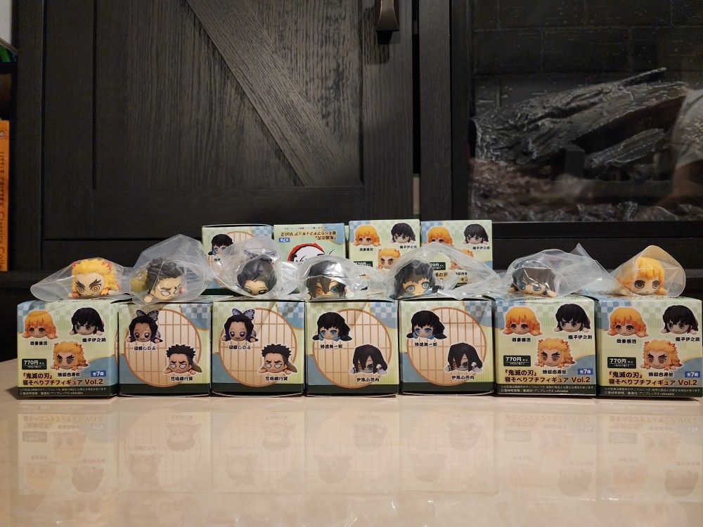 Demon Slayer mini figures Vol 2(Complete set or individually or mystery sealed) Prices Vary