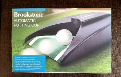 Brookstone Automatic Golf Putting Cup