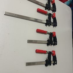 4 NEW FURNITURE CLAMPS 2- MED 2- SM