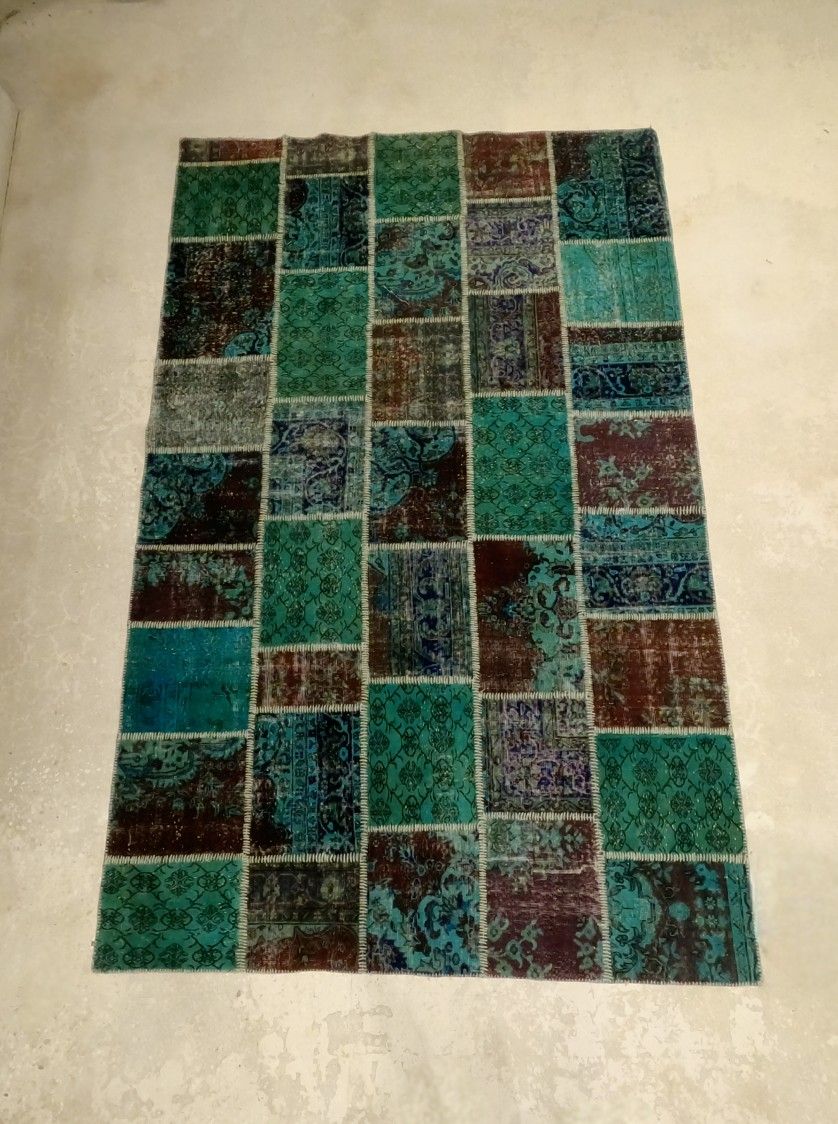 Handmade Patchwork Persian Rug