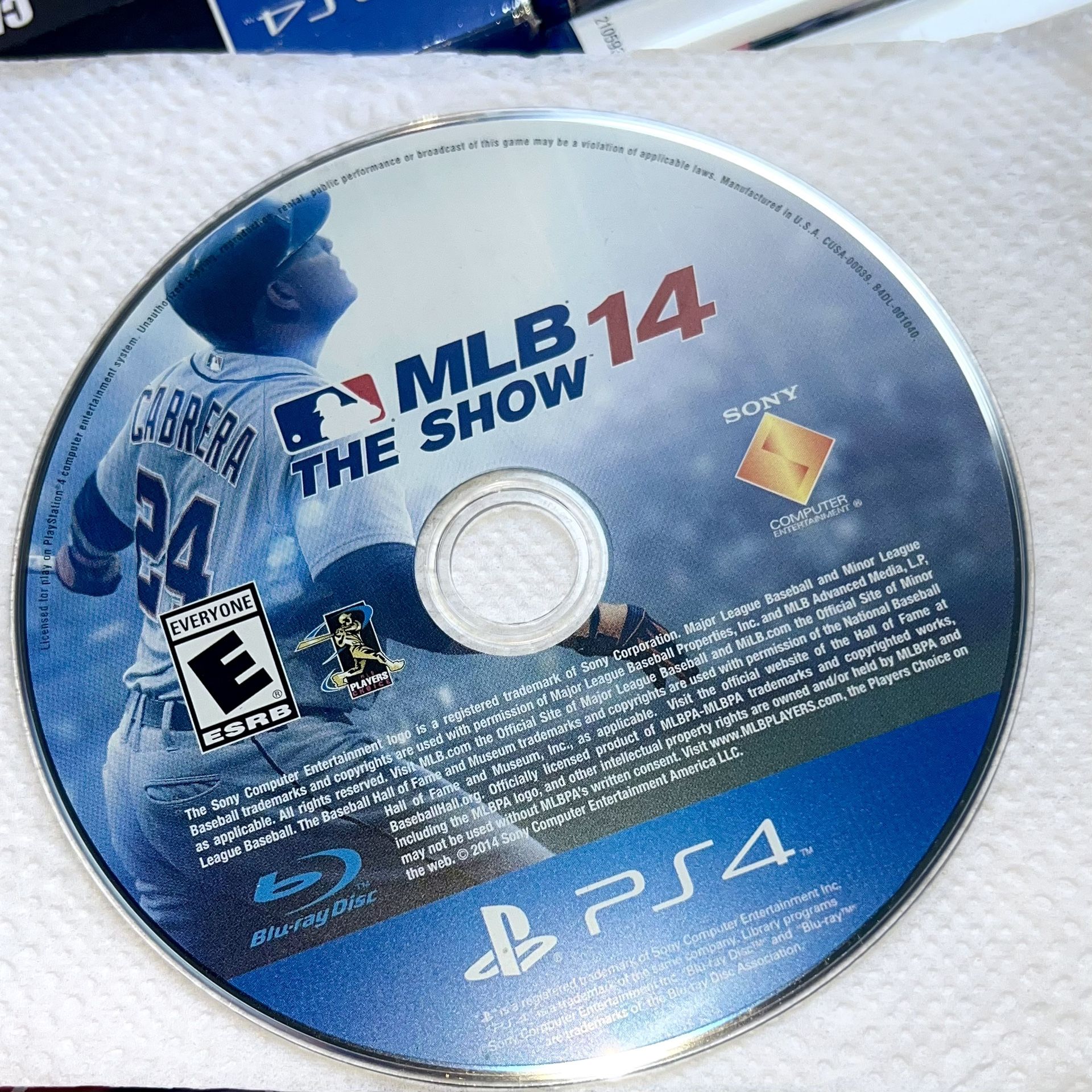 Mlb the show 14 fully tested Excellent Condition