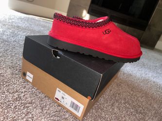 UGG Tasman Slippers Red Size 10