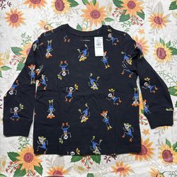 Old Navy Long sleeve Black skeleton long sleeve shirt for boys or girls #skeleton #longsleeve #oldnavy #4T 