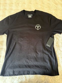 Men's True Religion Multi-Logo Appliqué T-Shirt Size Small