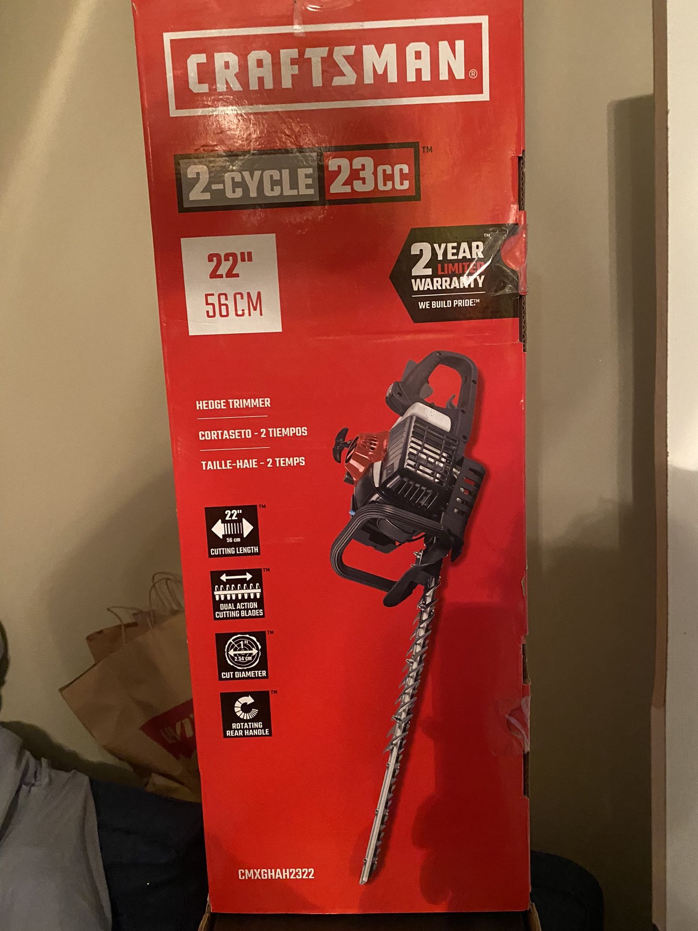 Crafts Man 22inch Hedge Trimmer 