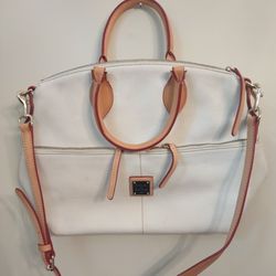 Dooney & Bourke Pebble Grain Double Pocket Satchel