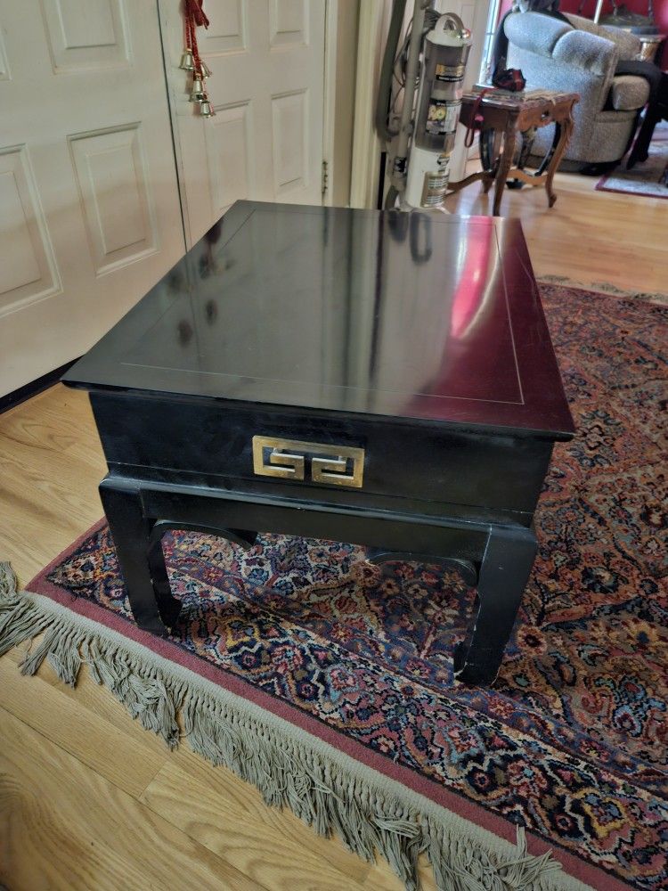 Elegant Asian Set of End Tables